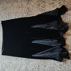 Lauren Ralph Lauren Silk & Velvet Midi Skirt Size XL